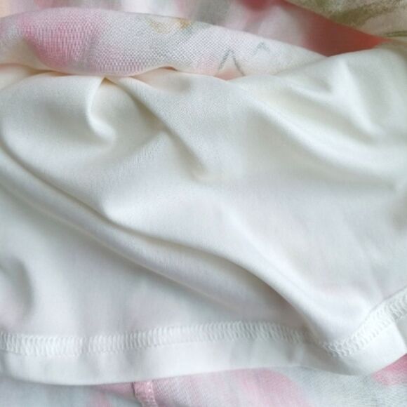 NWT Andree by Unit Floral Print A-Line Sleeveless Pink White Flowy Dress Size M - Picture 5 of 11